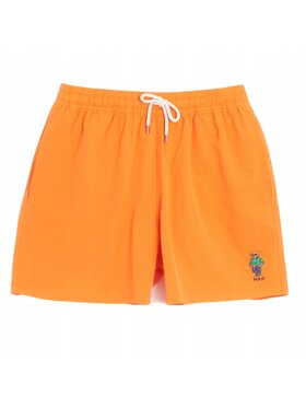 Polo Ralph Lauren Polo Ralph Lauren Kąpielówki SZORTY KĄPIELOWE TRAVELER Pomarańczowy Regular Fit