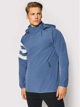 adidas adidas Geacă fără fermoar All Blacks All-Weather EH5571 Albastru Regular Fit