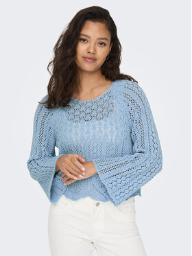 ONLY ONLY Sweter 15233173 Niebieski Regular Fit