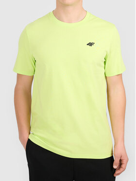 4F 4F T-Shirt 4FWAW26TTSHM3578-45S Zielony jasny Active Fit