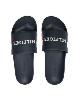 Tommy Hilfiger Natikače Rwb Pool Slide FM0FM05093 Tamnoplava