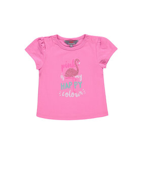 Kanz Kanz T-Shirt 1912203-2023 Różowy Basic Fit