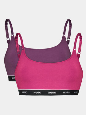 HUGO Hugo Набір з 2 бюстгальтерів-топів Twin Bralette 50480158 Рожевий