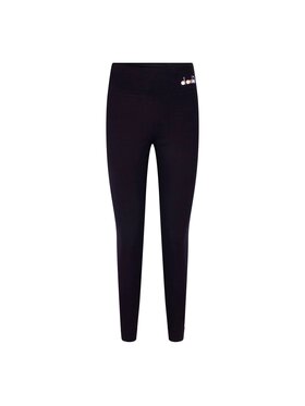Diadora Diadora Legginsy L.LEGGINGS SPOTLIGHT Czarny Basic Fit
