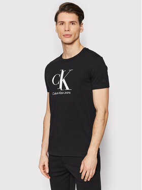 Calvin Klein Jeans Calvin Klein Jeans T-Shirt J30J319713 Μαύρο Regular Fit