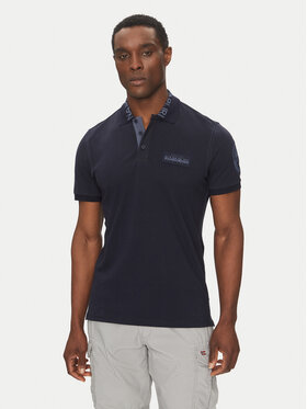 Napapijri Napapijri Polo E-Amundsen NP0A4IN9 Granatowy Regular Fit