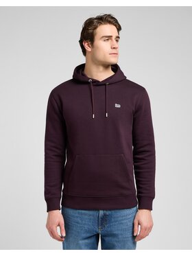 Lee Lee Felpa PLAIN HOODIE Marrone Regular Fit