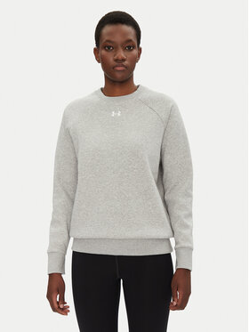 Under Armour Under Armour Μπλούζα Rival Fleece Crew 1379508 Γκρι Loose Fit