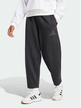 adidas adidas Spodnie materiałowe 139613 Czarny Loose Fit