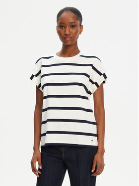 Tommy Hilfiger Tommy Hilfiger T-Shirt Gold Button WW0WW45628 Σκούρο μπλε Regular Fit