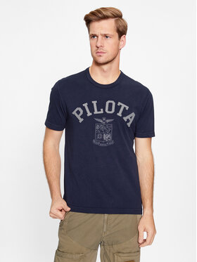 Aeronautica Militare Aeronautica Militare Tricou 232TS2137J615 Bleumarin Regular Fit