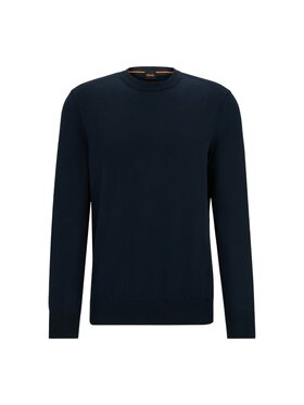 BOSS Boss Sweter q-roa-30816 Niebieski Regular Fit