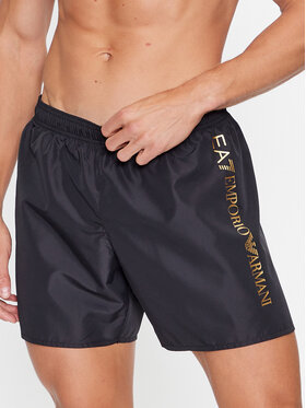 EA7 Emporio Armani EA7 Emporio Armani Plavecké šortky 902035 CC720 00120 Černá Regular Fit