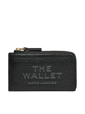 Marc Jacobs Marc Jacobs Denarnica za kovance The Leather Top Zip Multi 2S4SMP010S02 Črna