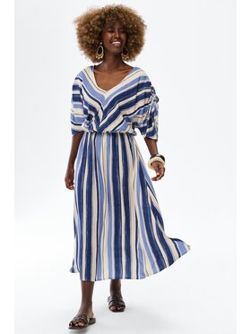 blue shadow blue shadow Sukienka codzienna Ebba Niebieski Regular Fit