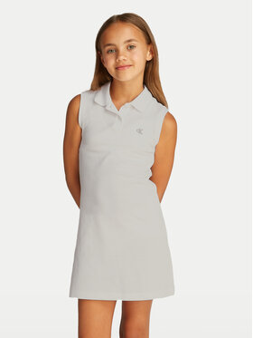 Calvin Klein Jeans Calvin Klein Jeans Kleid für den Alltag IG0IG02914 Weiß Regular Fit