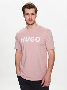 Hugo Hugo Marškinėliai 50467556 Rožinė Regular Fit