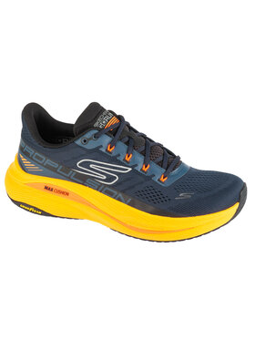 Skechers Skechers Buty do biegania Skechers Max Cushioning Propulsion Granatowy