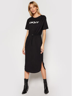 DKNY DKNY Hétköznapi ruha P1BD7EGQ Fekete Regular Fit