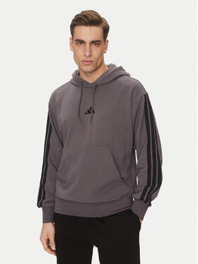 adidas adidas Суитшърт Essentials 3-Stripes JE6365 Сив Regular Fit
