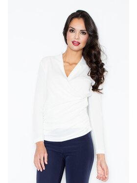 FIGL FIGL Sweter M247 Écru Regular Fit