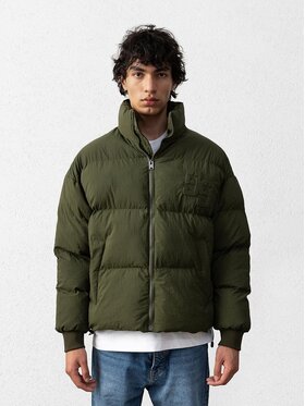 Jigga Wear Jigga Wear Kurtka puchowa Kurtka Puchowa Męska Oliwkowa Jigga Wear Star XXL Khaki Regular Fit
