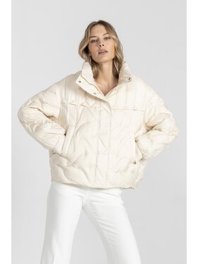 Deni Cler Milano Deni Cler Milano Kurtka zimowa T-DC-9003-F2-40-11-1 Écru Loose Fit