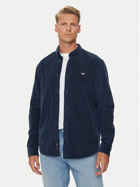 Tommy Jeans Tommy Jeans Košile Corduroy DM0DM20461 Tmavomodrá Regular Fit