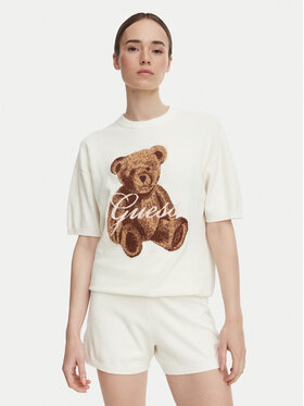 Guess Guess T-särk O6BR03 Z1145 Kreemjas Regular Fit