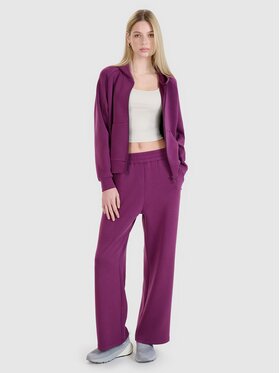 4F 4F Spodnie dresowe 4FWSS25TTROF1011-50S Fioletowy Oversize