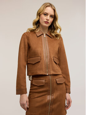 Motivi Motivi Giacca in similpelle R311Q001111N022 Marrone Regular Fit