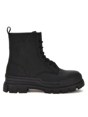 Guess Guess Schnürstiefeletten Cesena FM8CEN LEA12 Schwarz