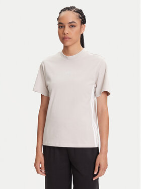 adidas adidas T-shirt Essentials 3-Stripes JE1237 Beige Regular Fit