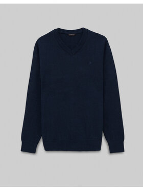 Borgio Borgio Sweter tiriolo_n1 Niebieski Regular Fit