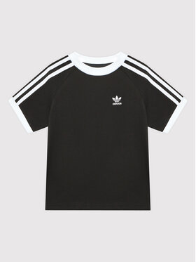 adidas adidas Футболка adicolor 3-Stripes HK2913 Чорний Relaxed Fit