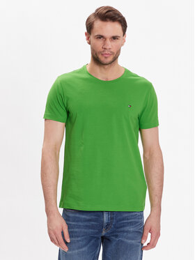 Tommy Hilfiger Tommy Hilfiger Póló Stretch MW0MW10800 Zöld Extra Slim Fit