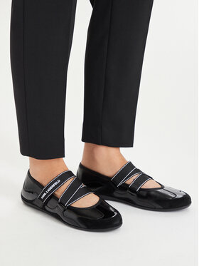 KARL LAGERFELD KARL LAGERFELD Μπαλαρίνες Altia KL66101 Μαύρο