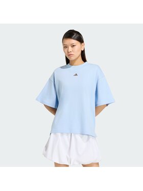 adidas adidas T-Shirt 162937 Niebieski jasny Loose Fit