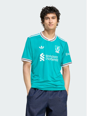 adidas adidas Koszulka techniczna 158373 Zielony Slim Fit