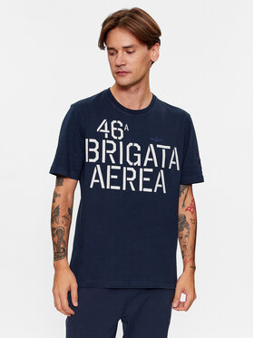 Aeronautica Militare Aeronautica Militare Tricou 232TS2128J584 Bleumarin Comfort Fit