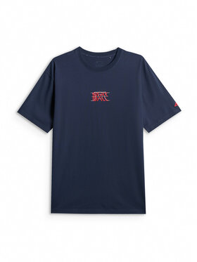 4F 4F T-Shirt ESSENTIALS Granatowy Loose Fit