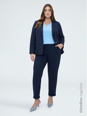Fiorella Rubino Fiorella Rubino Pantaloni di tessuto P177L002333N034 Blu Regular Fit