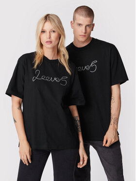2005 2005 Тишърт Unisex 2005 X Leeves „2eeve5” Черен Regular Fit