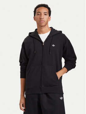 adidas adidas Mikina Trefoil Essentials KS8941 Černá Loose Fit