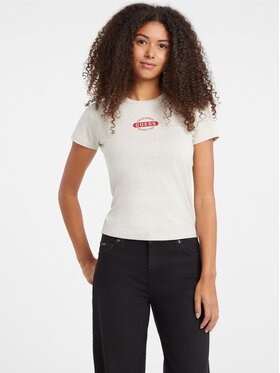 Guess Jeans Guess Jeans T-Shirt 178650 Szary Classic Fit