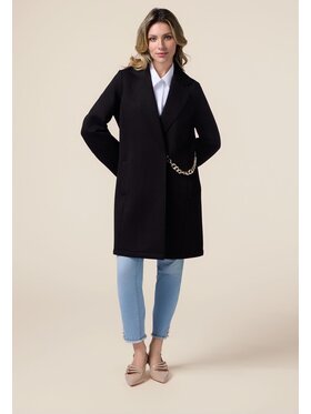 Oltre Oltre Cappotto invernale 8687R001251N0Z3 Nero Baggy Fit