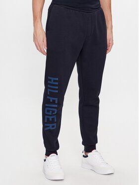 Tommy Hilfiger Tommy Hilfiger Teplákové nohavice Graphic MW0MW32629 Tmavomodrá Regular Fit