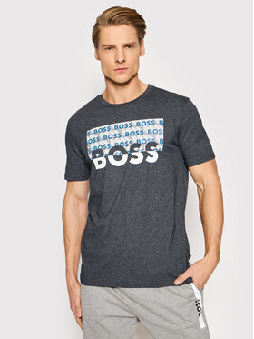 Boss Boss T-Shirt Thinking 3 50469663 Grau Regular Fit