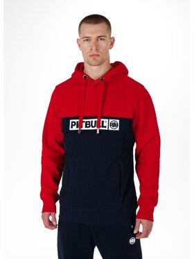 PITBULL PITBULL Bluza Bluza Czerwony Regular Fit
