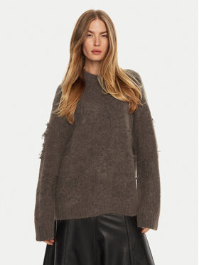Munthe Munthe Svetr Taccu 243160724373 Hnědá Loose Fit